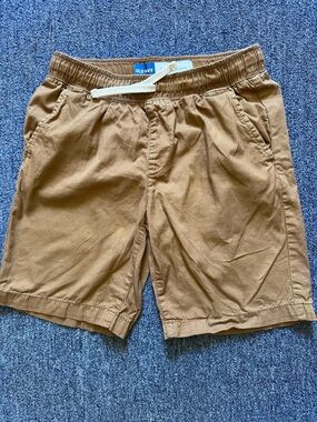 Old Navy Boys Tan Pull-On Cotton Shorts
